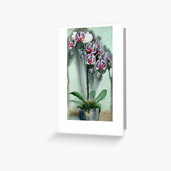 The Weeping Orchids Greeting Card
