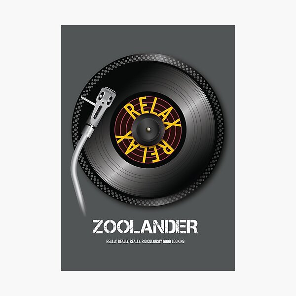 Zoolander - Alternative Movie Poster Photographic Print