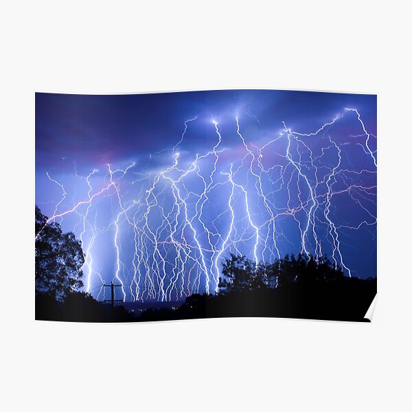 Thunderstorm Posters for Sale | Redbubble