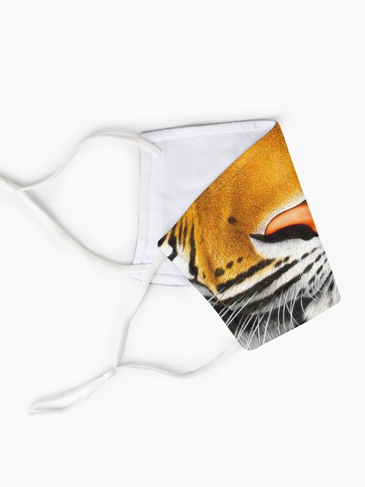 Alternate view of tiger face | 3D tiger Mask