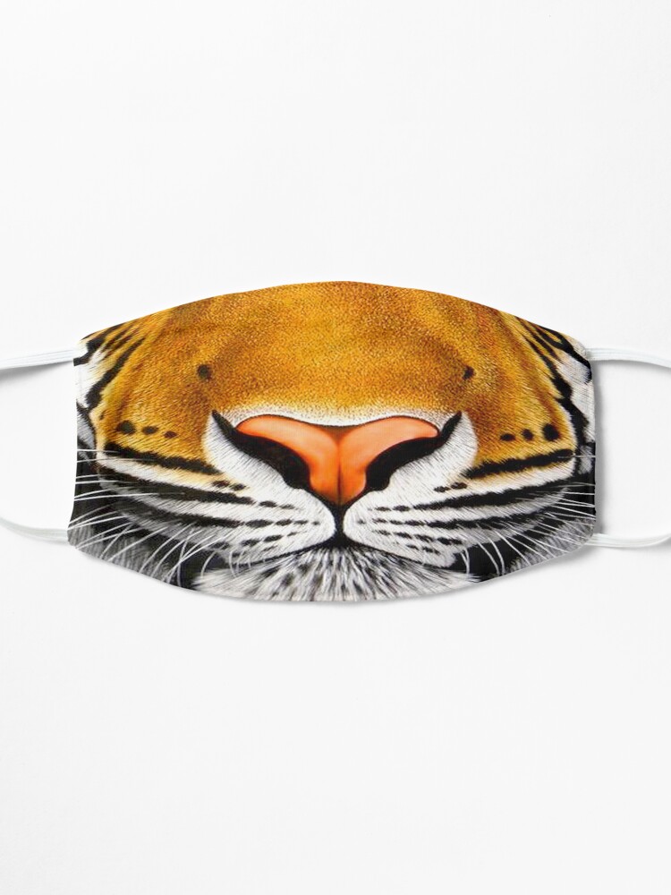 Alternate view of tiger face | 3D tiger Mask