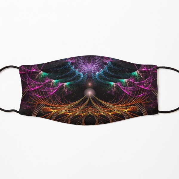 Psychedelic Fractal Circus Kids Mask
