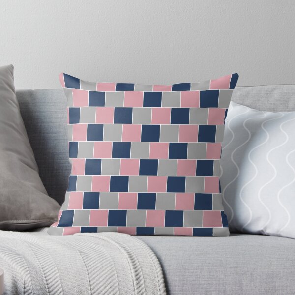 Navy pink clearance cushion