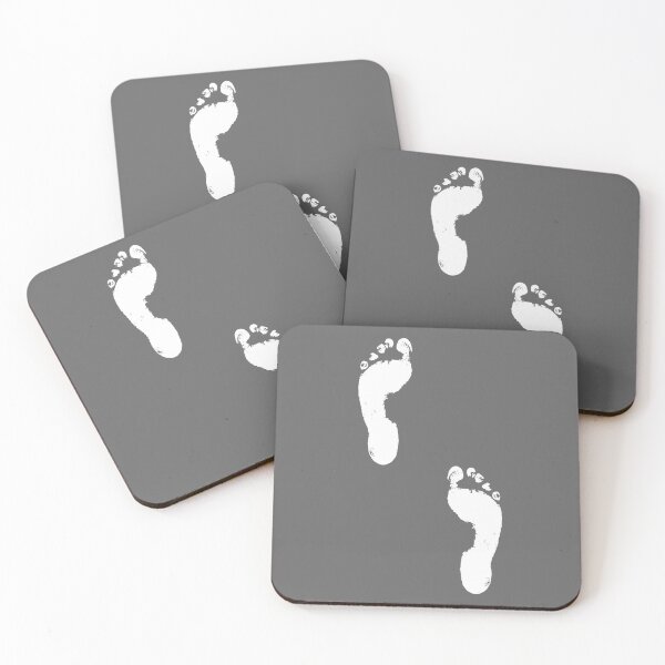 Item preview, Two white bare feet walking designed and sold by Flamin' Galah.