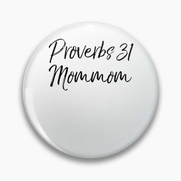 Item preview, Proverbs 31 Mommom Christian Quote designed and sold by TNDesignStudio.