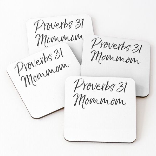 Item preview, Proverbs 31 Mommom Christian Quote designed and sold by TNDesignStudio.