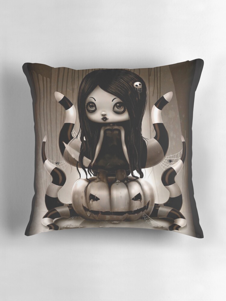 Thumbnail 3 of 4, Pillow, Halloween Doll designed and sold by Liransz.