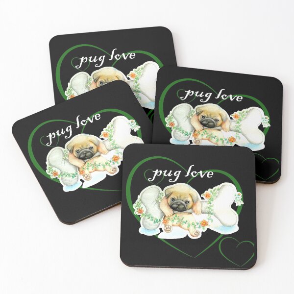 Item preview, Love for Pug dogs for dog lovers  designed and sold by helkav.