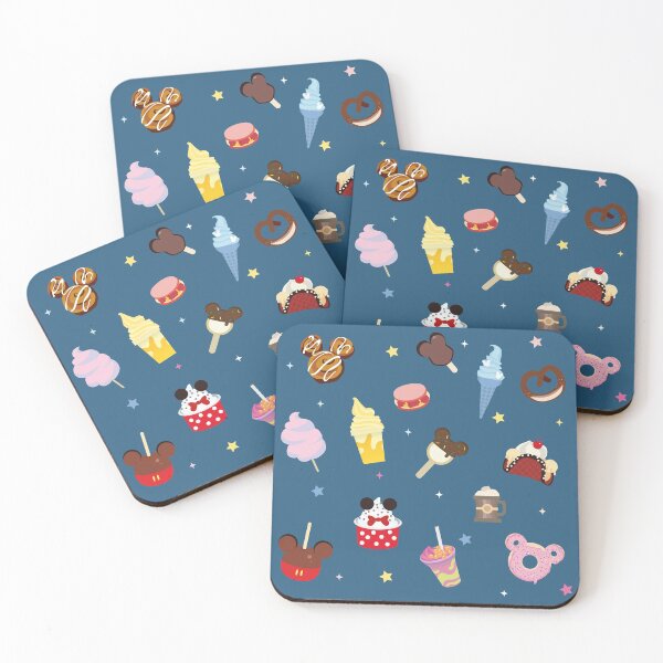 Item preview, Magic Treat Blue Pattern with Food and Drinks from Theme Park designed and sold by OneEyeShop.