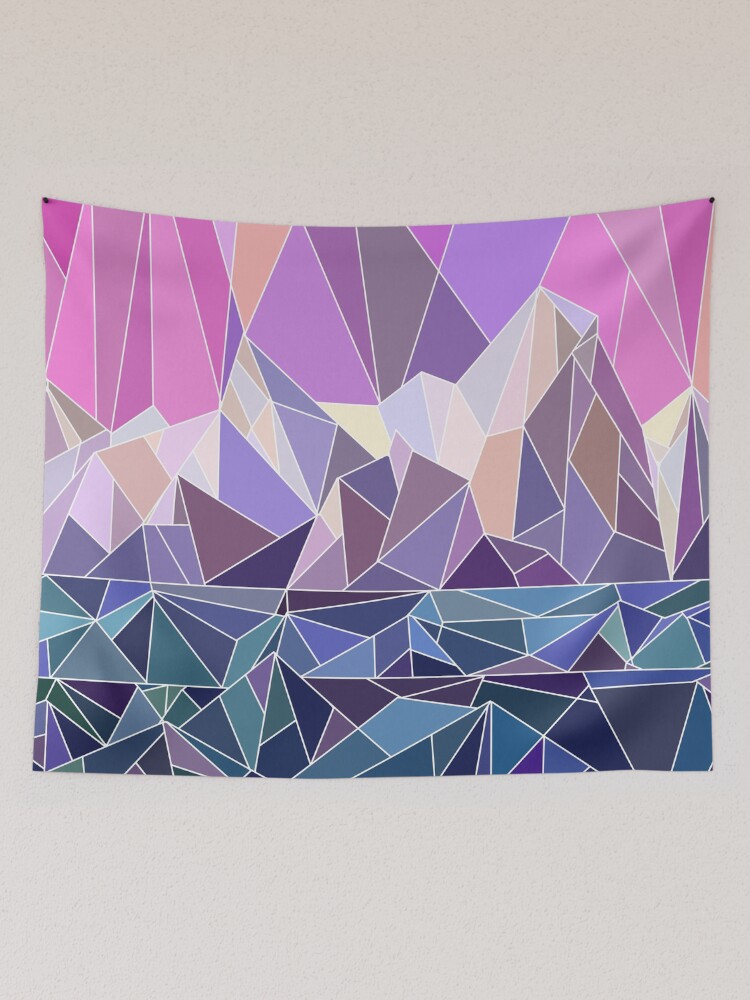 Thumbnail 2 of 3, Tapestry, Mountains designed and sold by beesants.