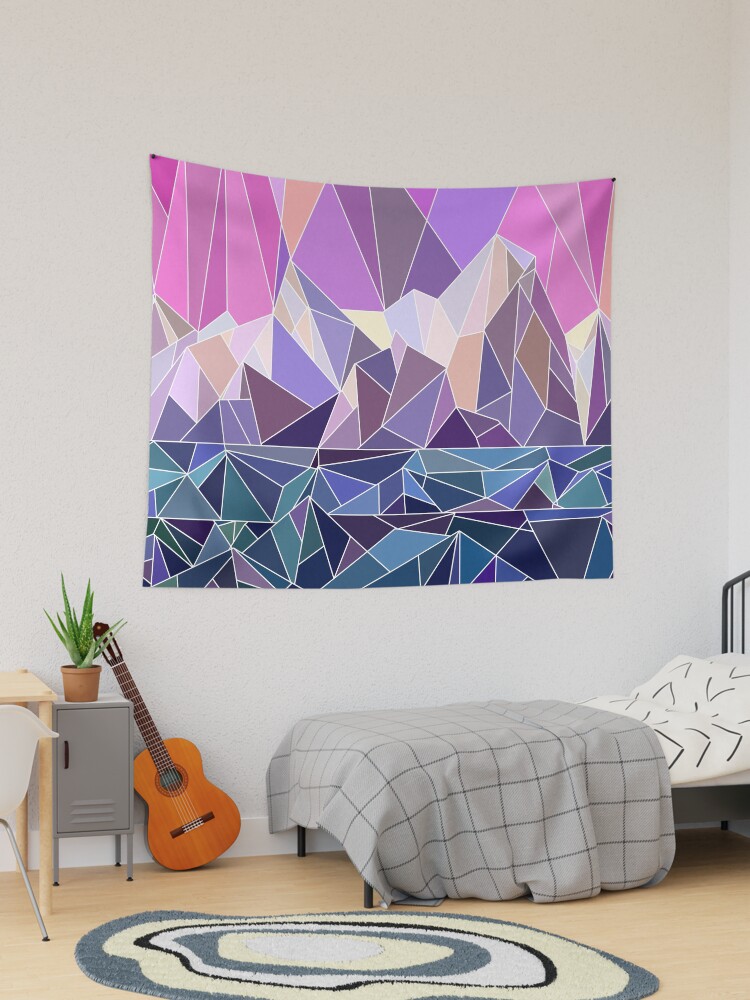 Thumbnail 1 of 3, Tapestry, Mountains designed and sold by beesants.
