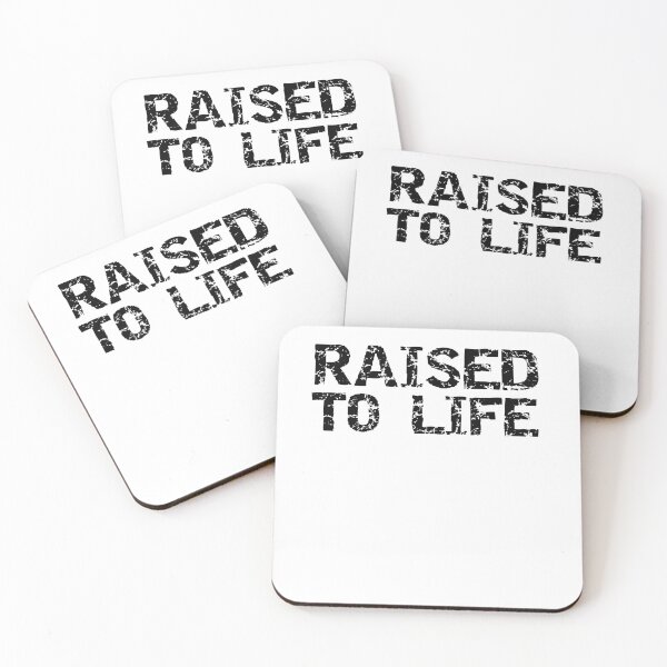 Item preview, Raised to Life Baptism Gift Christian Quote designed and sold by TNDesignStudio.