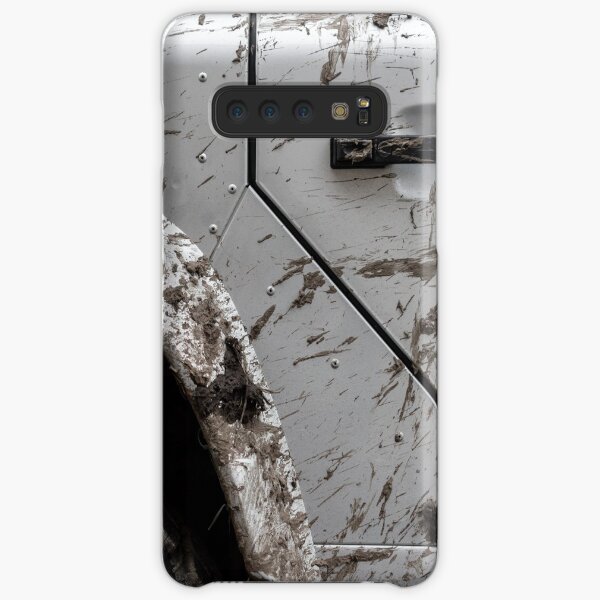 mud on a silver Defender Samsung Galaxy Snap Case