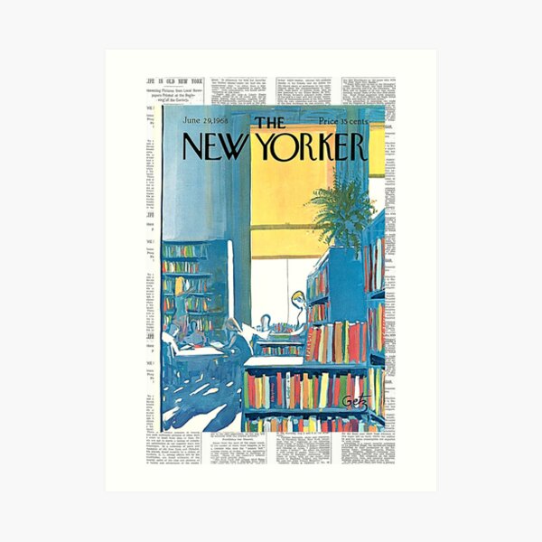 Vintage New Yorker Magazine Cover 1968 Art Print