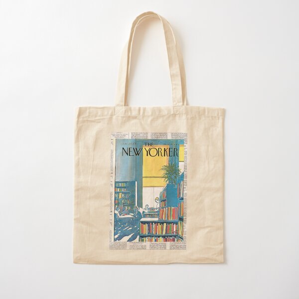 Vintage New Yorker Magazine Cover 1968 Cotton Tote Bag