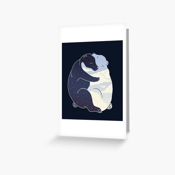 Day and Night Greeting Card
