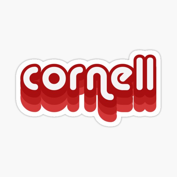 Retro Cornell Sticker