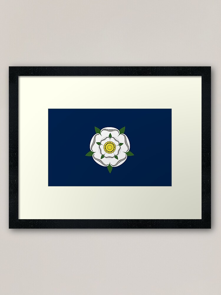 Alternate view of yorkshire flag Framed Art Print