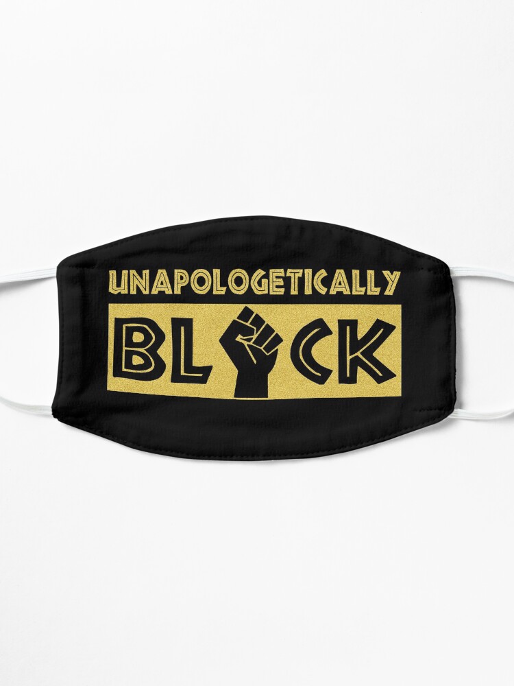 Alternate view of Unapologetically Black History Month Mask