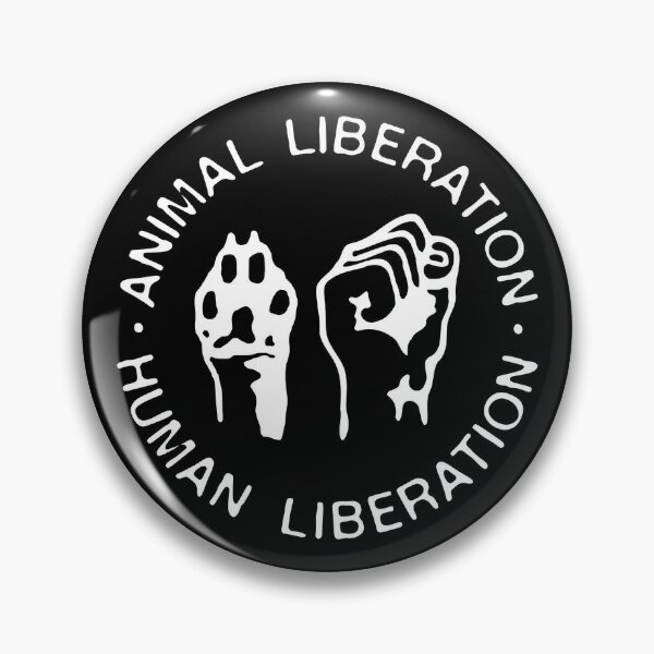 Libération des droits des animaux Libération humaine Badge