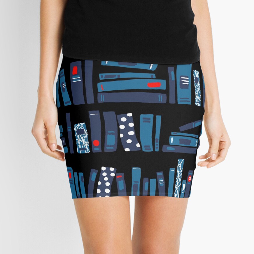 Keep Reading. Black. Mini Skirt