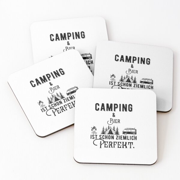 Artikelvorschau, Camping und Bier (bright) entworfen und verkauft von AliceHuman.