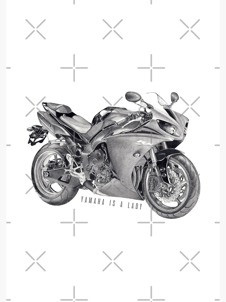 切り絵 YAMAHA YZF - R1 - アート/写真