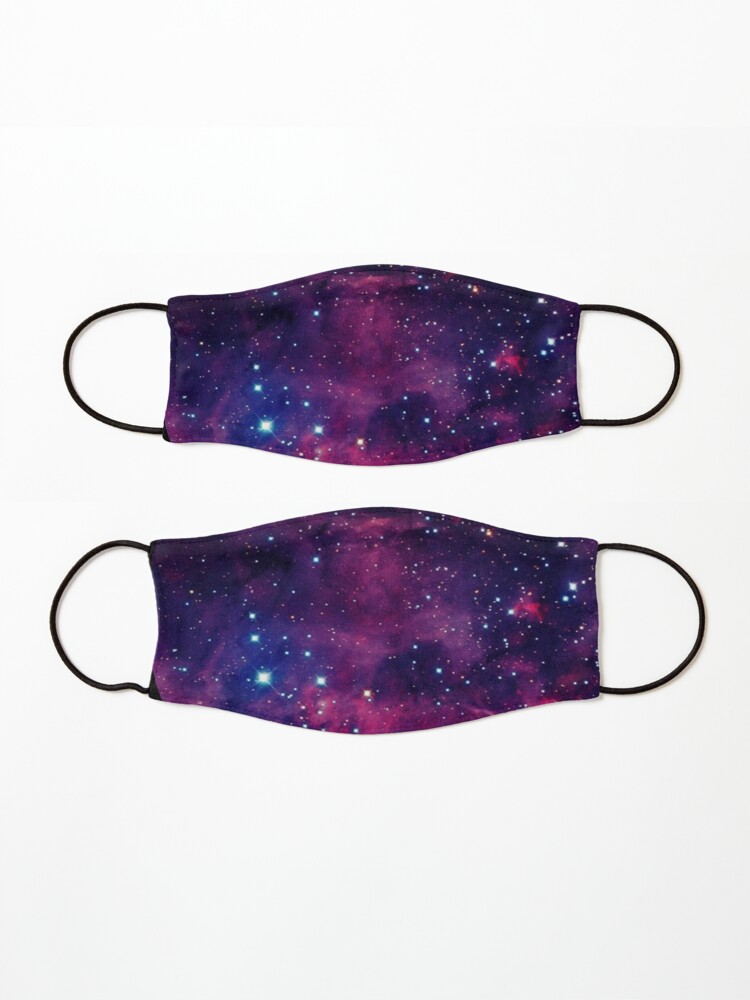 Alternate view of Galaxy print ,galaxy mask ,quarantine galaxy Mask