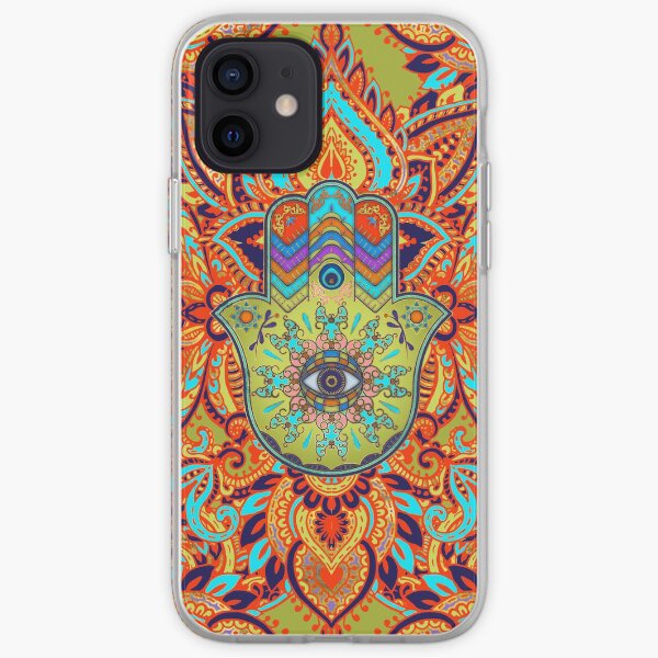 Colorfull Hamsa Hand iPhone Soft Case