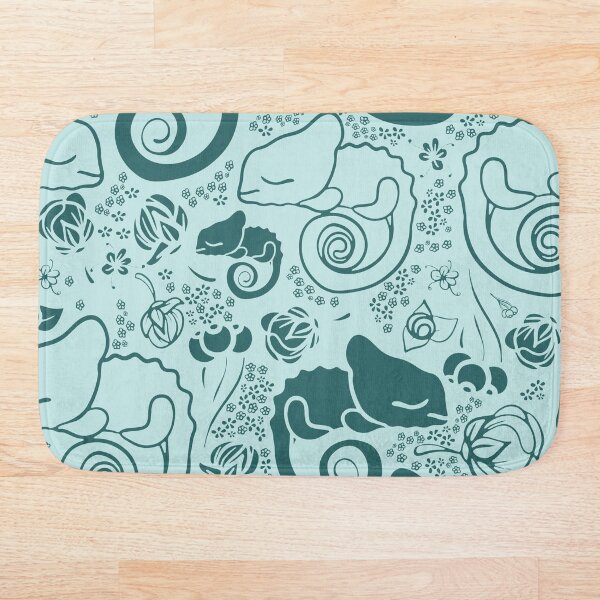 Item preview, lizards and flowers pattern designed and sold by olyarodriguez.