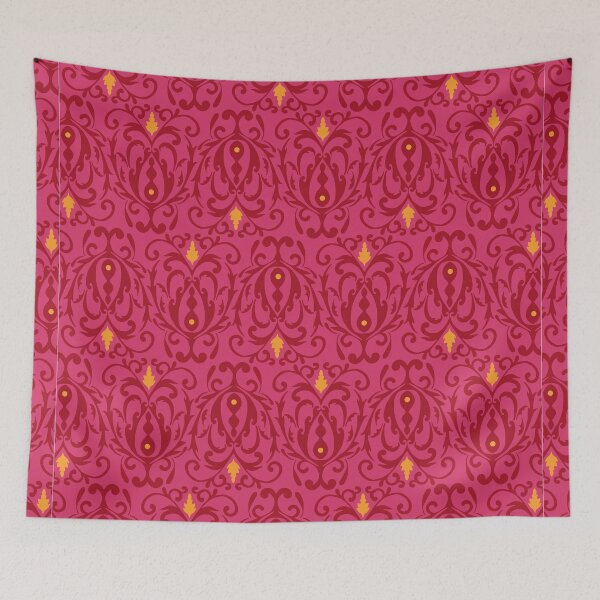 Item preview, Fiery Damask designed and sold by Rainbows Galore.