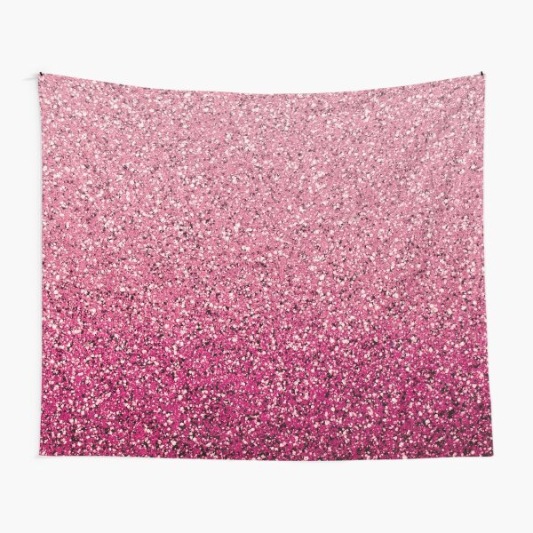 Umbridge Pink Ombre Glitter Tapestry