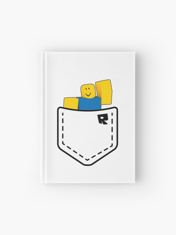 Roblox Pocket Noob Funny Meme Gamer Gift Hardcover Journal By Nice Tees Redbubble - roblox toast meme