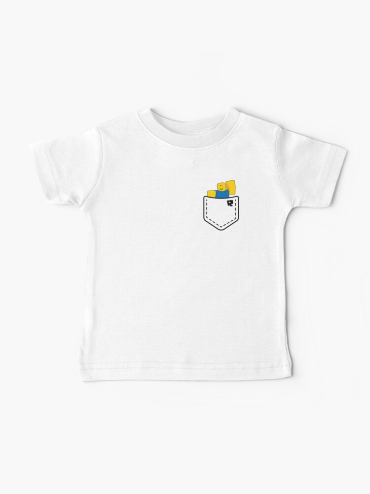 Roblox Pocket Noob Funny Meme Gamer Gift Baby T Shirt By Nice Tees Redbubble - the funniest roblox drawings ever why did i draw this