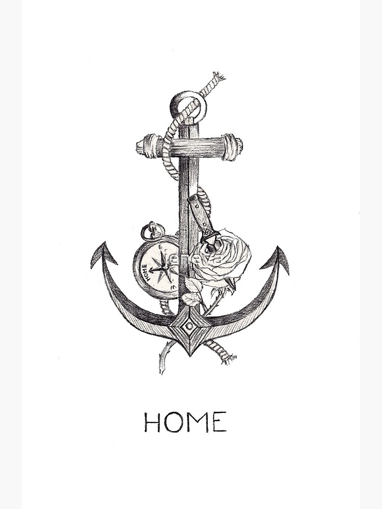 Home II (Anchor, Dagger, Rose, Compass Larry Tattoos)