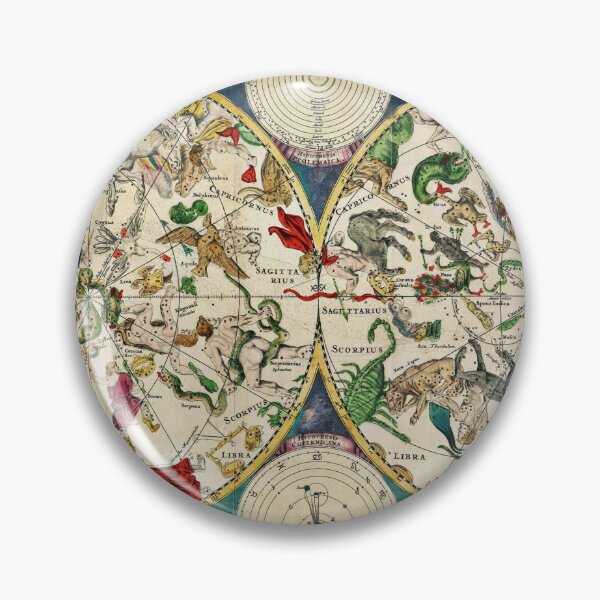 Item preview, Antique Celestial Sky Map designed and sold by Rainbows Galore.