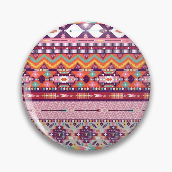 Item preview, Candy Rainbow Aztec Tribal Geometric designed and sold by Rainbows Galore.