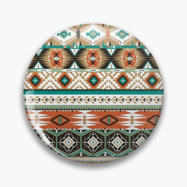 Item preview, Earthy Aztec Tribal Geometric designed and sold by Rainbows Galore.
