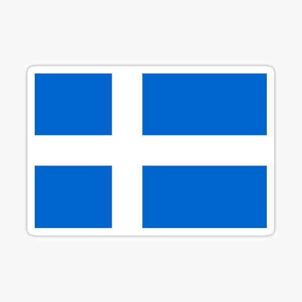 shetland flag Sticker