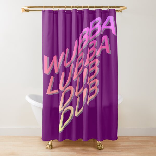 Rick Sanchez Morty, Wubba Lubba Dub Dub Shower Curtain
