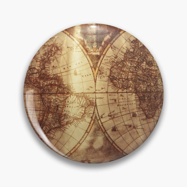 Item preview, Antique Map Globe designed and sold by Rainbows Galore.