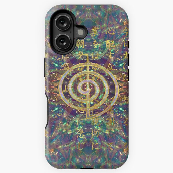 Item preview, Gold Choku Rei Symbol and Reiki Precepts designed and sold by Nartissima.