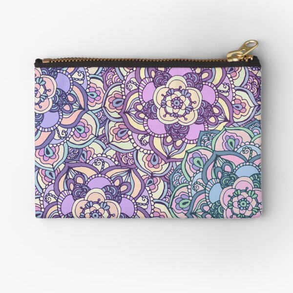 Item preview, Aqua, Pink and Purple Doodled Pattern designed and sold by Tangerine-Tane.