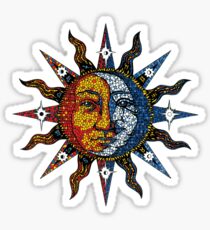 Celestial Mosaic Sun/Moon Sticker