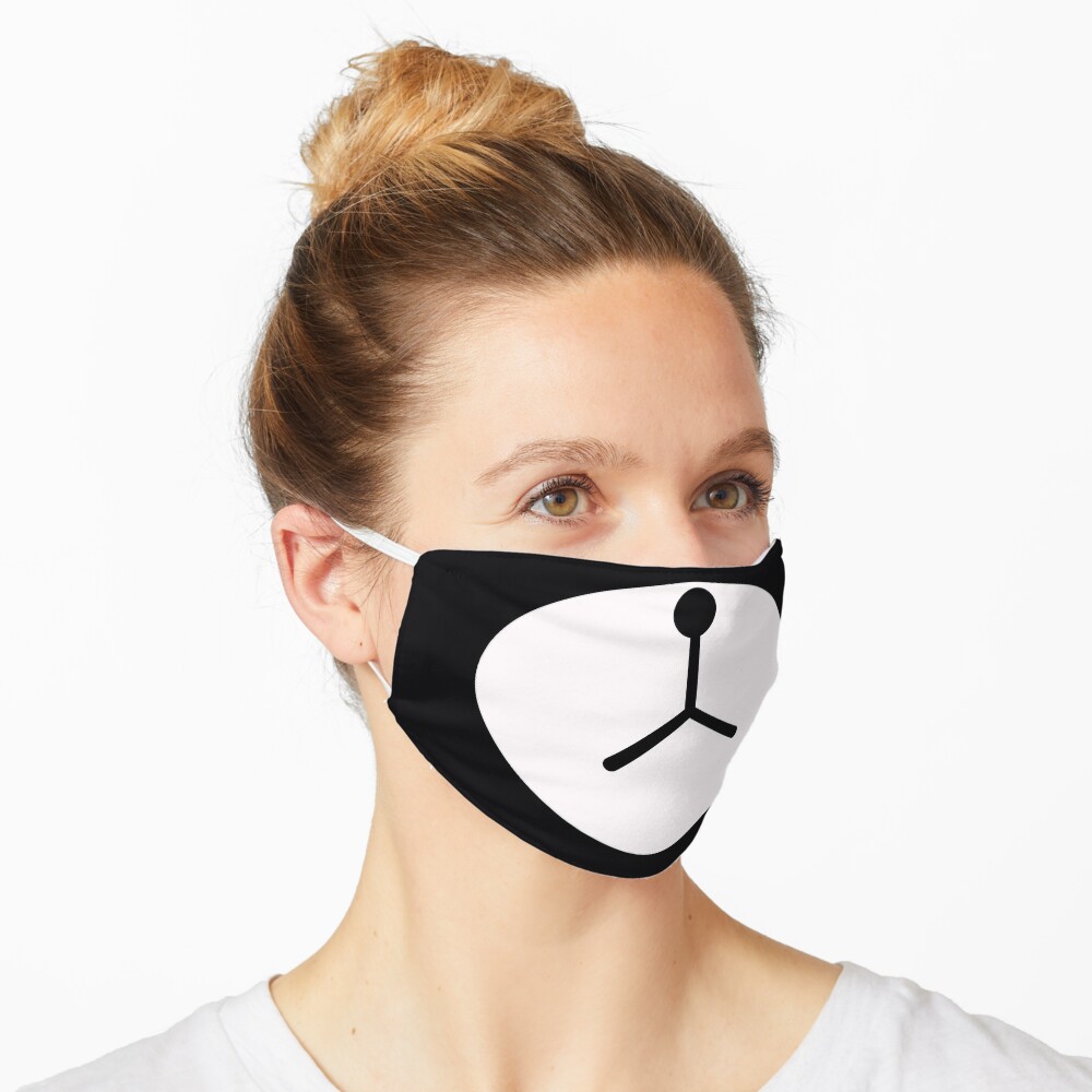 Roblox Bear Mask Mask By Mango Mudwing Redbubble - green bear face mask roblox