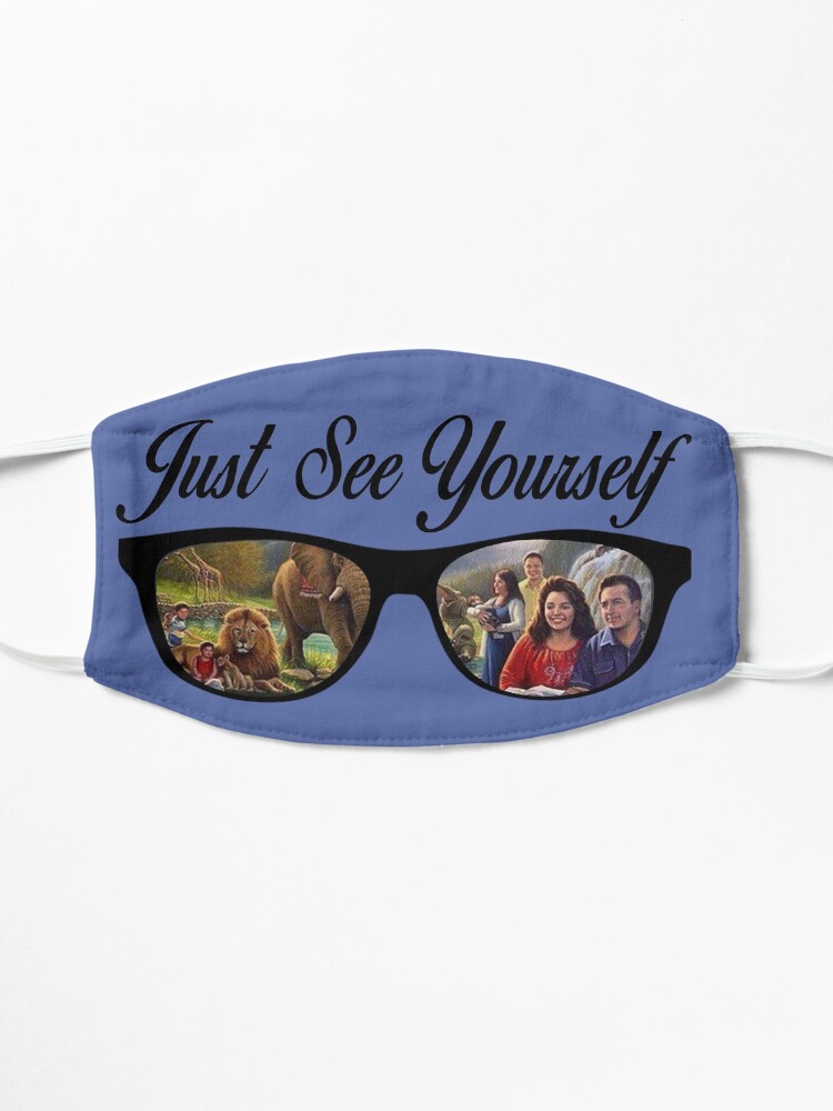 Alternate view of JW.ORG JW Face Mask for Jehovah's Witnesses Just See Yourself JW Mask