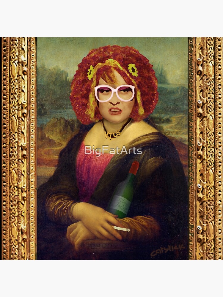 Moaner Linda (Gold Frame) by BigFatArts