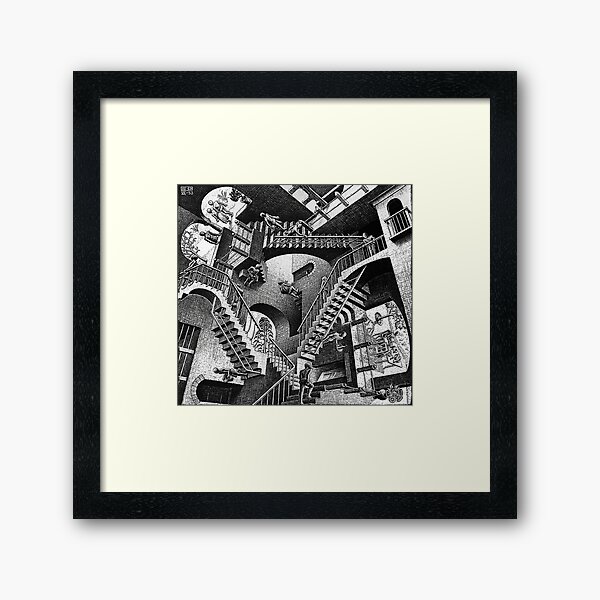 M.C. Escher - Relativity Framed Art Print