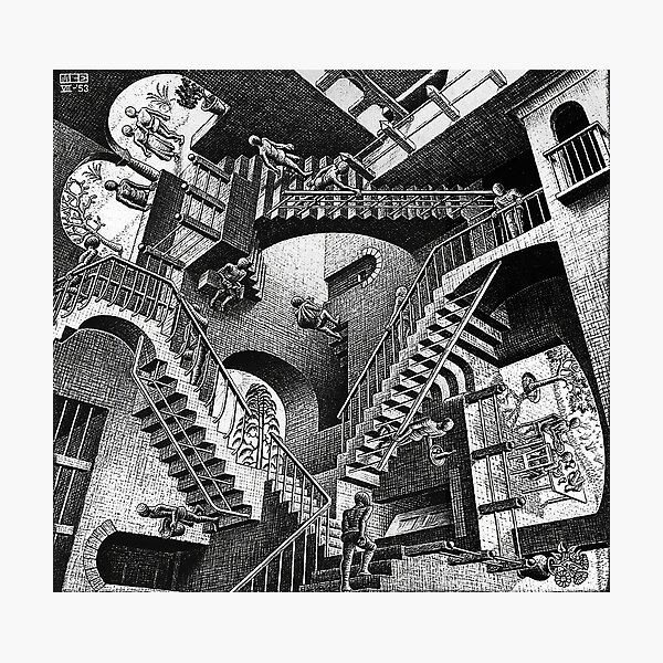 M.C. Escher - Relativité Impression photo