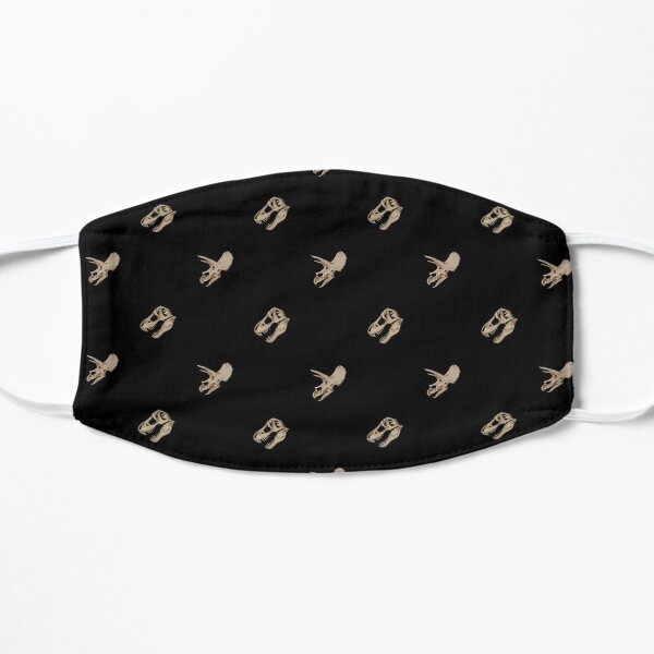 Dinosaur Skulls - The Cretaceous duo (Pattern) Flat Mask